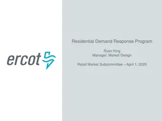 Residential Demand Response Program Overview and Key Design Questions