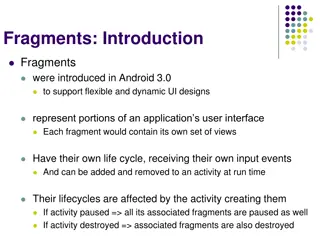 Android Fragments: A Comprehensive Guide