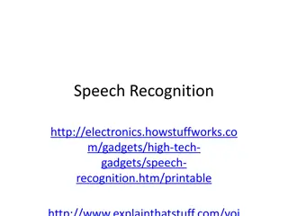 Speech Recognition: Types, Conversion Process & Models