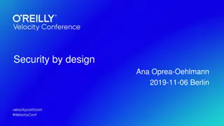 Design Strategies for Security and Reliability Management