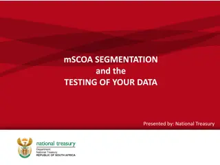Effective mSCOA Data Segmentation and Testing Guidelines