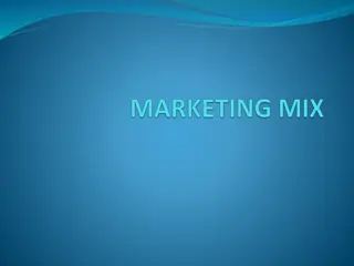 Overview of Marketing Mix: Product, Price, Place & Promotion