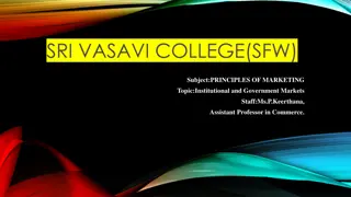 Institutional and Government Markets: Key Differences and Characteristics