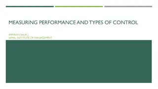 Effective Measurement and Control in Strategic Management