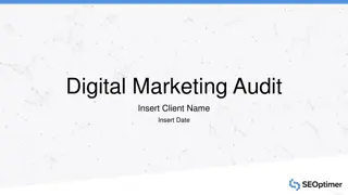 Comprehensive Digital Marketing Audit for Client Optimization