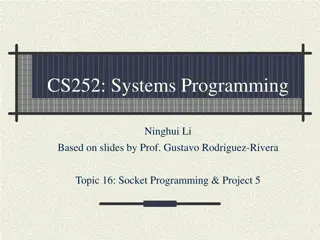Socket Programming and TCP Connections