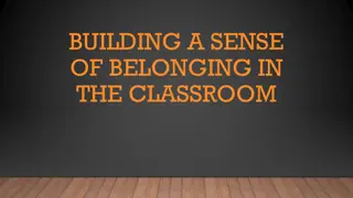 Impact of Belonging on Learning