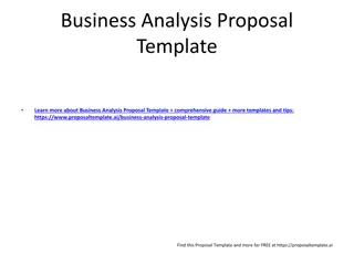Crafting an Effective Business Analysis Proposal: Key Sections and Tips