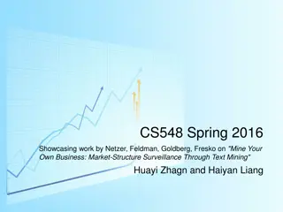 Understand Market Structure Through Consumer-Generated Content Mining