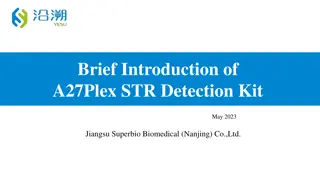 A27Plex STR Detection Kit Features and Components