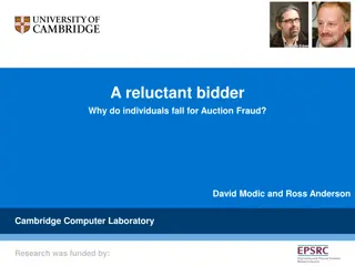 Psychological Mechanisms in Auction Fraud Research