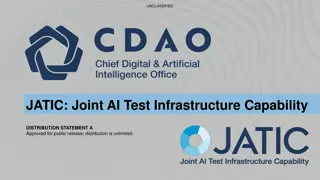 AI Test Infrastructure Capability for Department of Defense