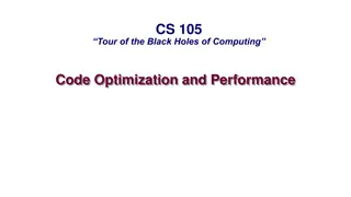 Journey Through Code Optimization and Performance Factors