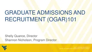 Enhancing Graduate Admissions and Recruitment through Innovative Marketing Strategies