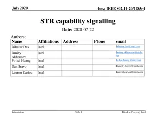 IEEE 802.11-20/1085r4 STR Capability Signalling