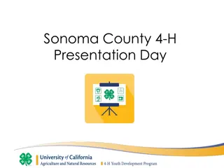 Developing Youth Public Speaking Skills Through 4-H Presentations