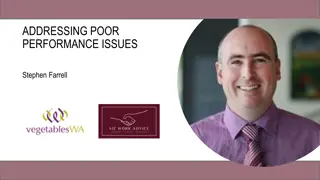 Effective Strategies for Addressing Poor Performance in the Workplace