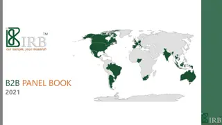 Innovative B2B Panel Book 2021 for Market Research Insights