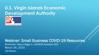 U.S. Virgin Islands Small Business COVID-19 Resources and Economic Impact Webinar