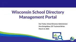 Evolution of Wisconsin School Directory Management