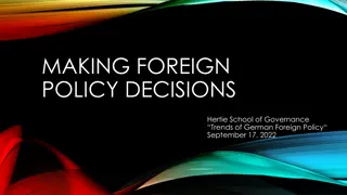 German Parliament's Role in Foreign Policy Decision-Making