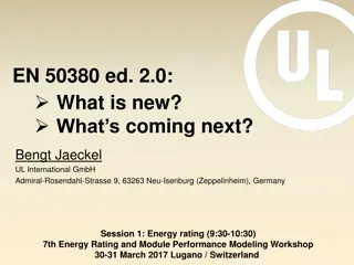 EN 50380.ed.2.0: What is new? What's coming next