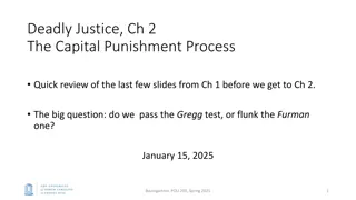 Evolution of Capital Punishment Process