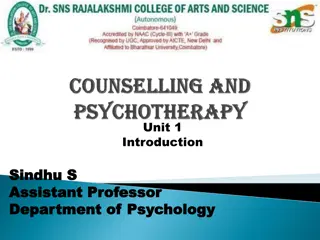 Essence of Psychotherapy: Insights and Techniques