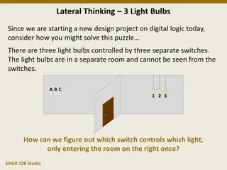Solving the Light Bulb Puzzle with Three Switches