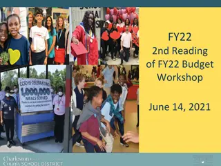 Charleston County School District Budget Workshop Highlights June 2021