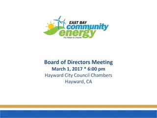 East Bay Community Energy Budget and Implementation Plan