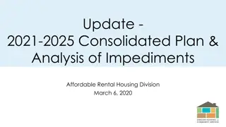 Consolidated Plan and Analysis of Impediments 2021-2025: Affordable Housing Division Insights