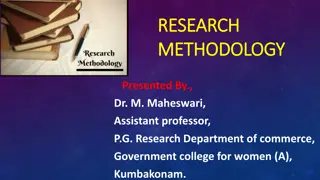 Business Research Methodology: Scope, Objectives, and Methods