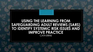 Safeguarding Adult Reviews: Systemic Risk Identification and Practice Improvement
