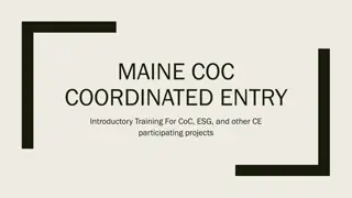 Coordinated Entry in Homelessness Response Systems