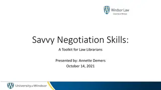 Mastering Negotiation Skills for Law Librarians