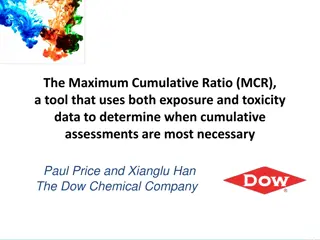 Cumulative Assessments for Chemical Exposures