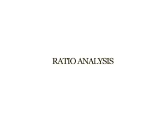 Importance of Ratio Analysis in Financial Performance Evaluation