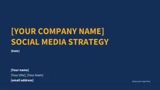 Crafting an Effective Social Media Strategy Plan