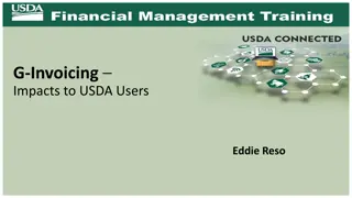 G-Invoicing Implementation for USDA Users