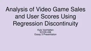 Exploring Video Game Sales & User Scores Through Regression Analysis