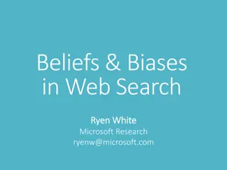 Biases in Web Search Behavior