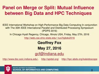 Mutual Influence of Big Data and HPC Techniques: Panel Discussion Insights