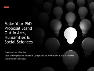 Crafting a Winning PhD Proposal in Arts & Humanities