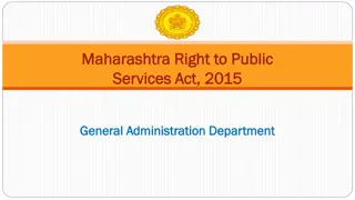 Maharashtra Right to Public Services Act 2015