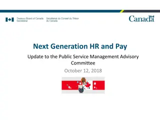 Next Generation HR and Pay Update for Public Service Management Advisory Committee