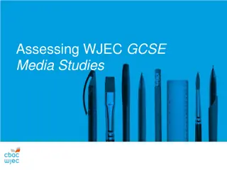 WJEC GCSE Media Studies Assessment Criteria