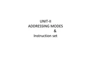 8086 Microprocessor Addressing Modes and Instruction Set
