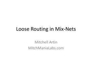 Exploring Loose Routing in Mix-Nets for Enhanced Anonymity