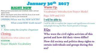 Impact of Civil Rights Activists during the New South Period in Georgia